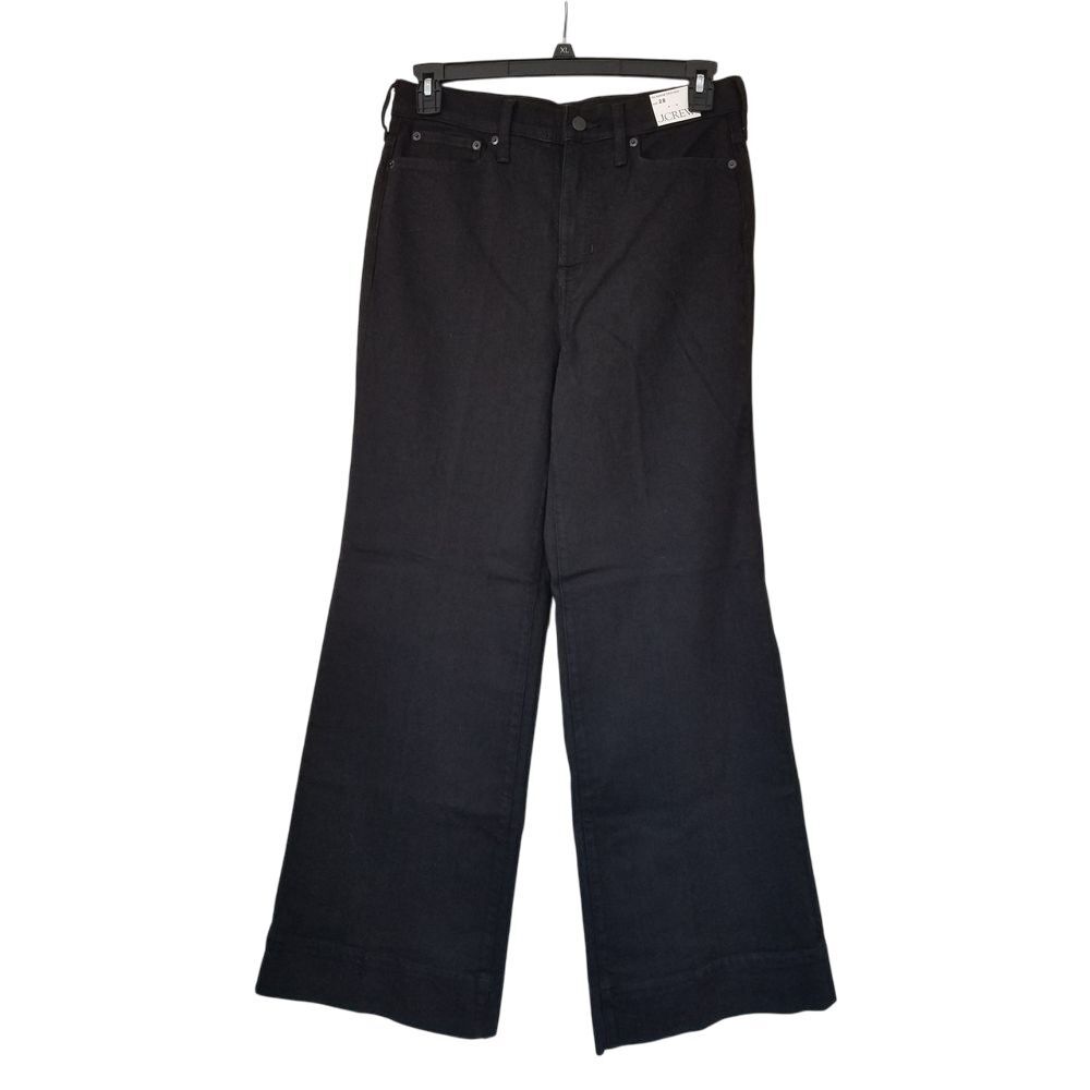 J,‎ Crew Denim Trouser Jeans 1996 Semi-Stretch Size 28 Black NWT $148 CC557